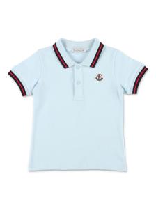 Moncler Kids T-shirts And Polos Clear Blue