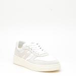 Sneakers Hogan H630 In Pelle Bianco E Beige