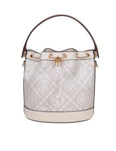 Tory burch monogram jaquard t bucket bag