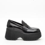 Mocassino Hogan H-stripes In Pelle Nero