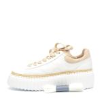 Sneakers Hogan H-stripes In Pelle Bianco