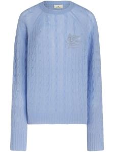 Etro Sweaters Clear Blue