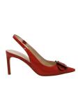 ROBERTO DEL CARLO 11508 RED PATENT LEATHER VETRO PUMPS